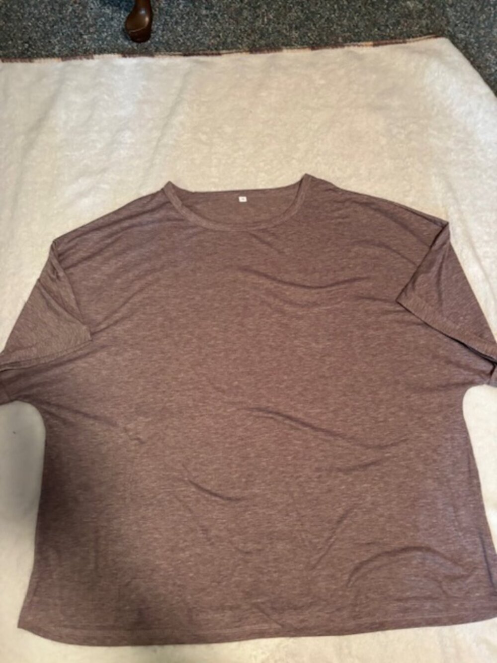 Unbranded Women's 3XL Purple Short Sleeve T-Shirt.